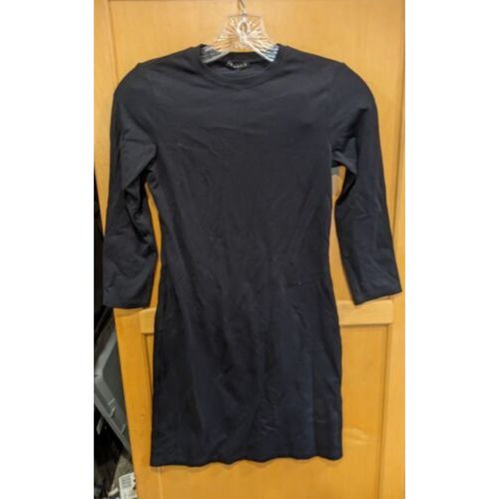 THEORY Dress Womens‎ XS Black  Round Neck Stretchy